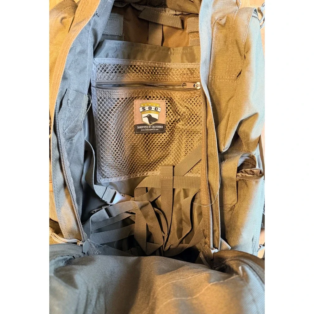 Sandpiper of California SOC Bugout Bag Tactical Backpack Green Foliage Brown